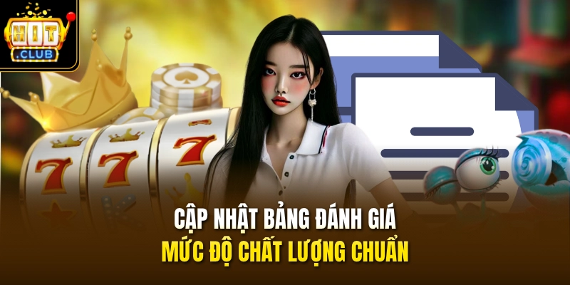 Cập nhật bảng đánh giá mức độ chất lượng chuẩn